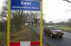 GOOR NAAMBORD VERKEERSBORD