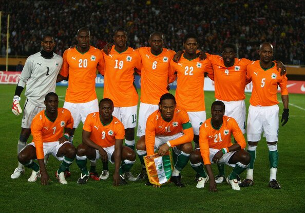 Xulka Kubada Cagta ee Ivory Coast....