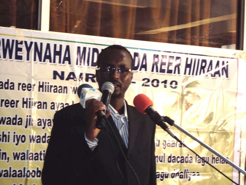 Col.Isxaaq Cali Cabdulee Madaxweyne ku xigeenka Dowlad Goboleedka Hiiraan State