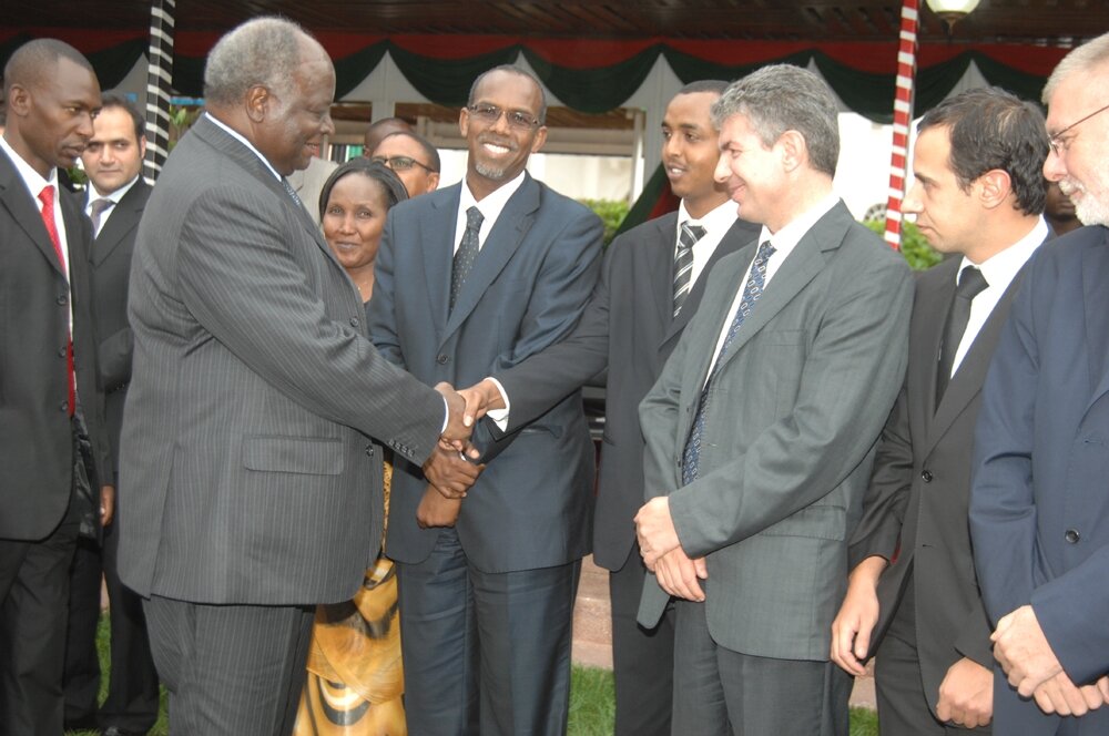 Kibaki and Amb Mohamed Ali