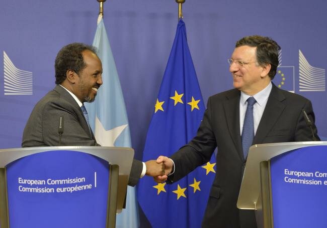 Somalia President in EU - 10