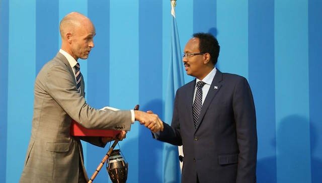 Somali Officials bid farewell to the outgoing Swedish Ambassador to Mogadishu