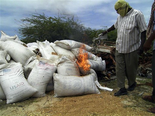 Somalia Food Burned